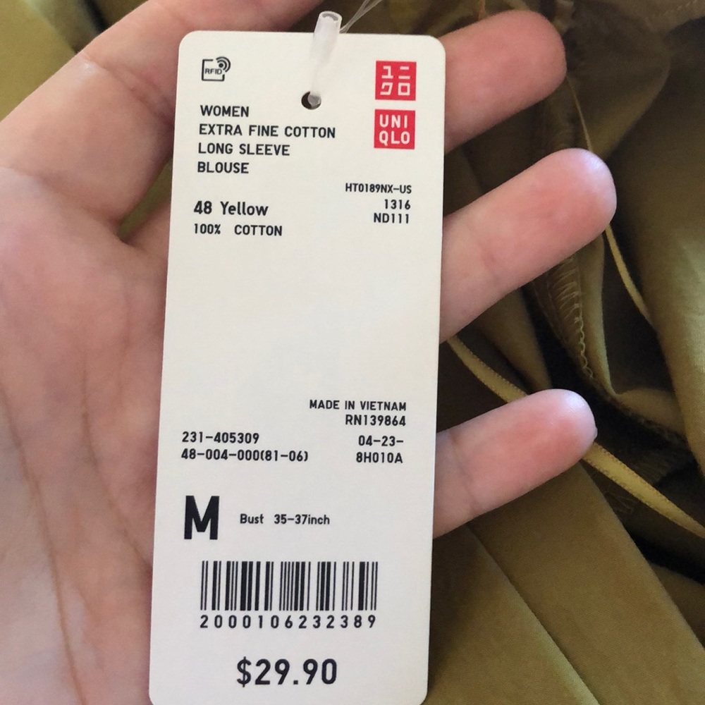 Uniqlo Long sleeve blouse - Picture 3 of 5